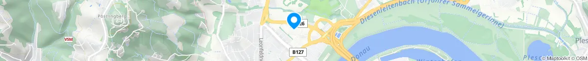 Kartendarstellung des Standorts für Apotheke im PRO in 4040 Linz